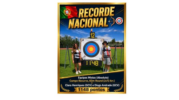 Recorde Nacional – Clara Henriques e Diogo Andrade – 1148 Pontos Recorde Nacional – Clara Henriques e Diogo Andrade – 1148 Pontos